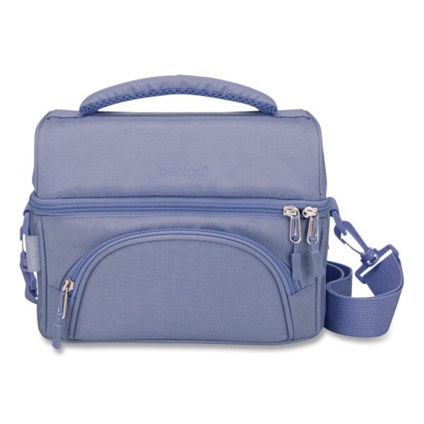 bentgo Deluxe Insulated Lunch Bag, 8" x 10" x 7.5", Slate Blue (BG2S)