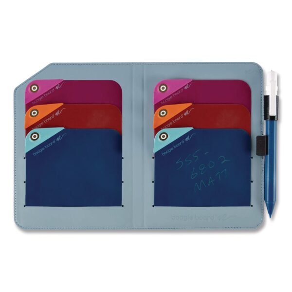 Boogie Board VersaNotes Portfolio, 6.9" x 5", Magnetic Closure, Black (VNP01B0001)