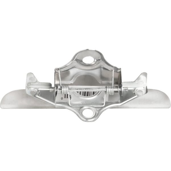 Business Source Clipboard Metal Clip 6" Width - for Paper Clip - Silver, Brown - Nickel Plated - 1 Each (BSN00897)