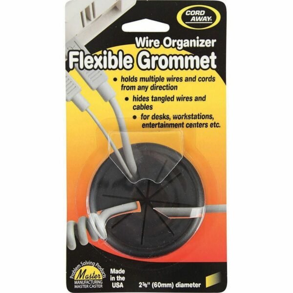 CordAway Flexible Grommet Grommet - Black - 1 Each (00209)