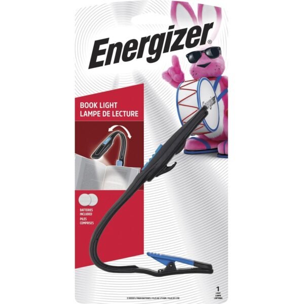 Energizer Book Light LED - 11 lm Lumen - CR2032 - Lithium (Li) - Black - 1 Each (FNL2BU1CS)