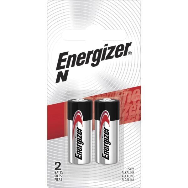 Energizer N Battery 2-Packs For Multipurpose - N - 1000 mAh - 1.5 V DC - 2/Pack - 48 / Carton (E90BP2CT)