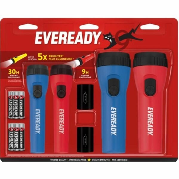 Eveready LED Economy Flashlight 4 /Set - 1 Each (EVLC1L1D2A)