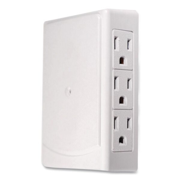 GoGreen Power 6 Outlet Side Mount Wall Tap, White (GG16000TSM)