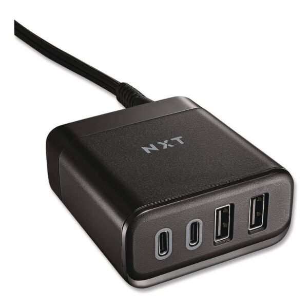 NXT Technologies 4-Port USB Charger, Black (NX61429)