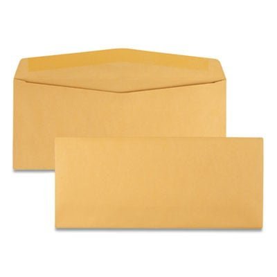 Quality Park Kraft Envelope, #12, Commercial Flap, Gummed Closure, 4.75 x 11, Brown Kraft, 500/Box Business - #12 - 4 3/4" Width x 11" Length - 28 lb - Adhesive - Kraft - Kraft...