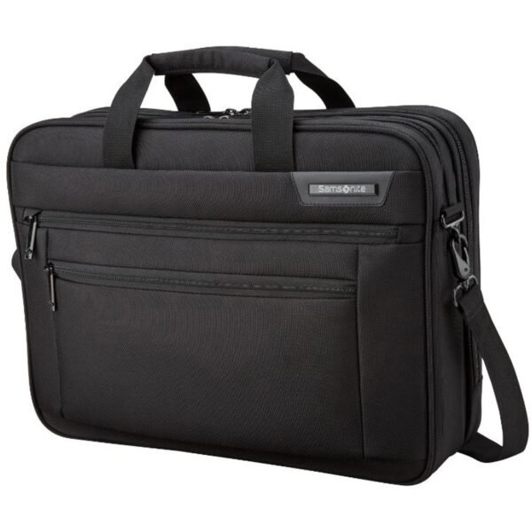 Samsonite Classic Business 2.0 Carrying Case (Briefcase) for 17" Notebook - Black Handle, Carrying Strap, Shoulder Strap - 12.5" Height x 17.5" Width x 4.5" Depth - 1 Each...