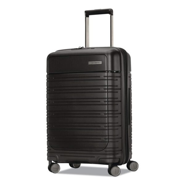 Samsonite Elevation Plus Hardside Spinner Suitcase, Fits Devices Up to 15", 15 x 10 x 23, Triple Black (1429102620)