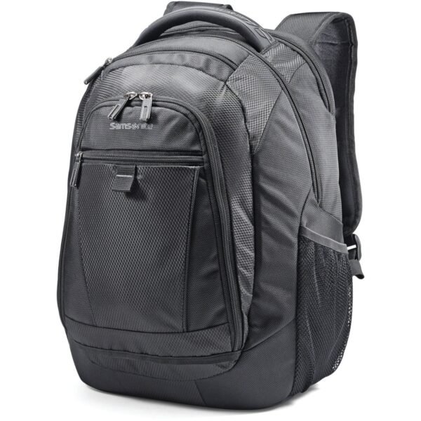 Samsonite Tectonic 2 Carrying Case (Backpack) for 15.6" iPad Notebook - Black Shock Resistant Interior, Slip Resistant Shoulder Strap - Poly Ballistic Body - Tricot Interior...