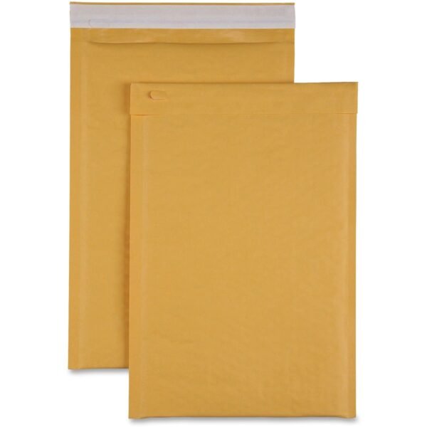 Sparco Size 3 Bubble Cushioned Mailers Bubble - #3 - 8 1/2" Width x 14 1/2" Length - Self-sealing - Kraft - Kraft - 100 / Carton (74983)