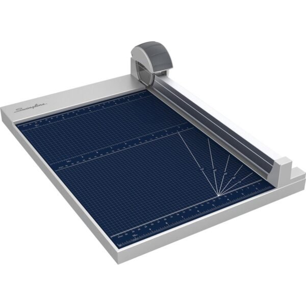 Swingline 1215 Rotary Trimmer 15 Sheet Cutting Capacity - 12" Cutting Length - Rotating Blade - Silver - 1 Each (10009)