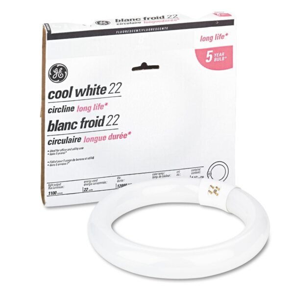 T9 Circline Garage and Basement Fluorescent Bulb, 22 W, Cool White (33774)