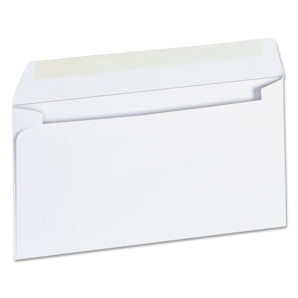 Universal Open-Side Business Envelope, #6 3/4, Square Flap, Gummed Closure, 3.63 x 6.5, White, 500/Box (UNV35206)