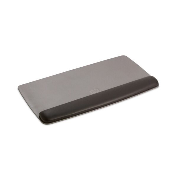 3M Antimicrobial Gel Keyboard Wrist Rest Platform, 19.6 x 10.6, Black/Gray/Silver (WR420LE)