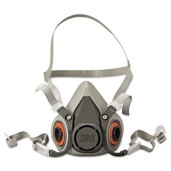 3M Half Facepiece Respirator 6000 Series, Reusable, Medium (6200)