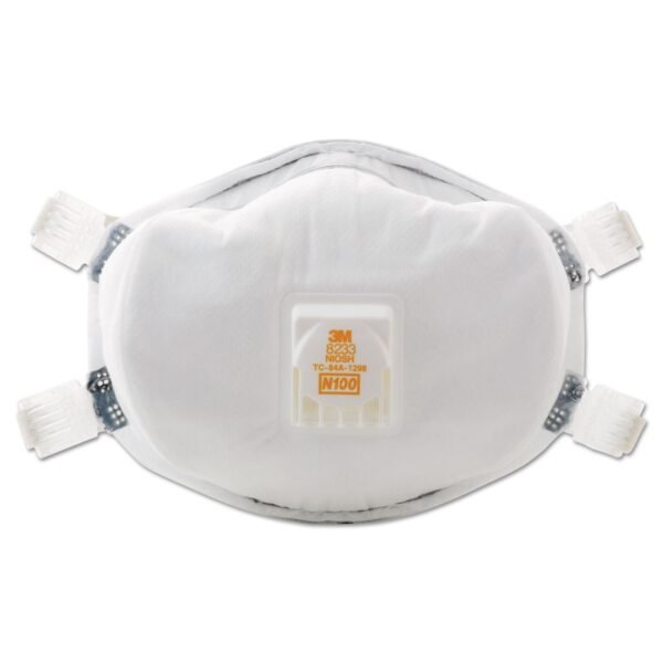 3M N100 Particulate Respirator, Standard Size (8233)
