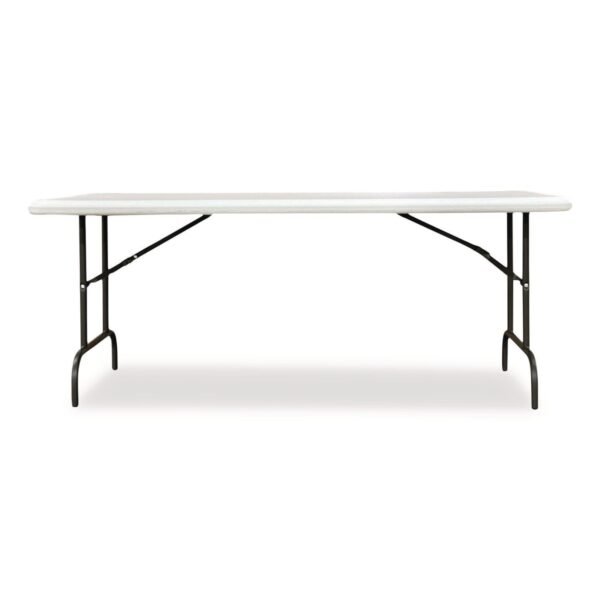 AbilityOne 7105017243926, SKILCRAFT Rectangular Folding Table, 72w x 30d x 29h, Platinum GrayTop, Gray Base/Legs
