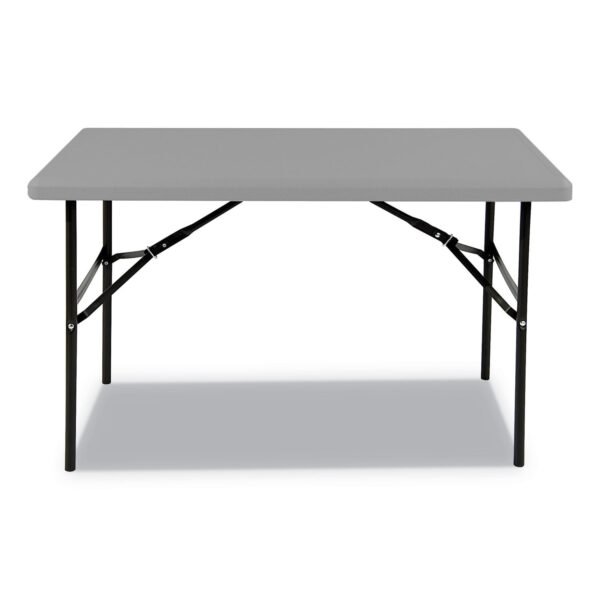 AbilityOne 7110016716418, SKILCRAFT Blow Molded Folding Tables, Rectangular, 30 x 96 x 29, Charcoal