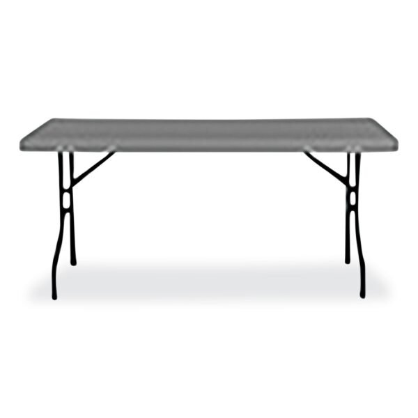 AbilityOne 7110017025673, SKILCRAFT Blow Molded Folding Tables, Rectangular, 60w x 18d x 29h, Charcoal Gray