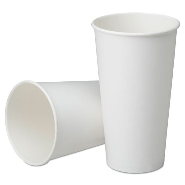 AbilityOne 7350016457876, SKILCRAFT Disposable Paper Cups for Cold Beverages, 32 oz, White, 500/Box