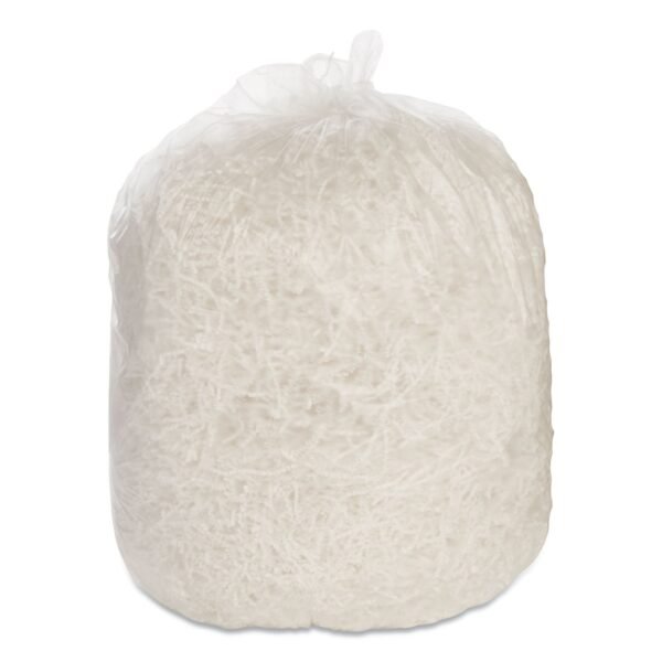 AbilityOne 8105015171354, SKILCRAFT Linear Low Density Can Liners, 45 gal, 0.6 mil, 40" x 46", Clear, Flat Pack, 40/Box