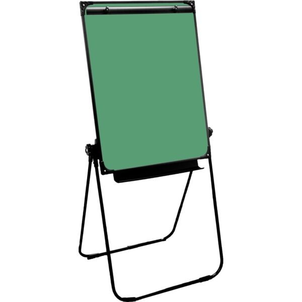 AbilityOne SKILCRAFT Portable Chalkboard Easel Green Surface - Horizontal/Vertical - Tabletop, Floor Standing - 1 Each (4244845)