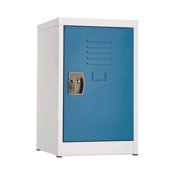 AdirOffice Steel Storage Locker, 1 Compartment, 15 x 15 x 24, Blue (I62902BLU)