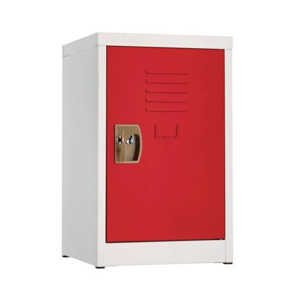 AdirOffice Steel Storage Locker, 1 Compartment, 15 x 15 x 24, Red (I62902RED)