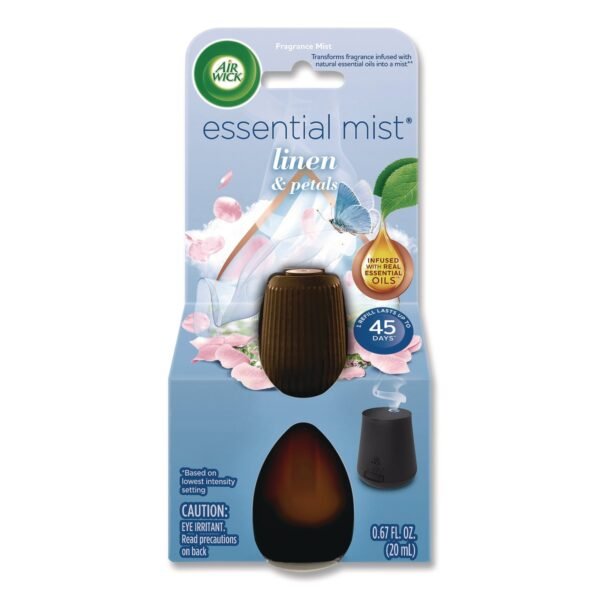 Air Wick Essential Mist Refill, Linen and Petals, 0.67 oz (6233802760)