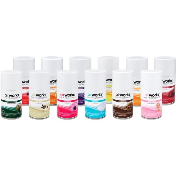 AirWorks Metered Air Freshener Kit Aerosol - 7 fl oz (0.2 quart) - 12 / Carton (AEKIT)