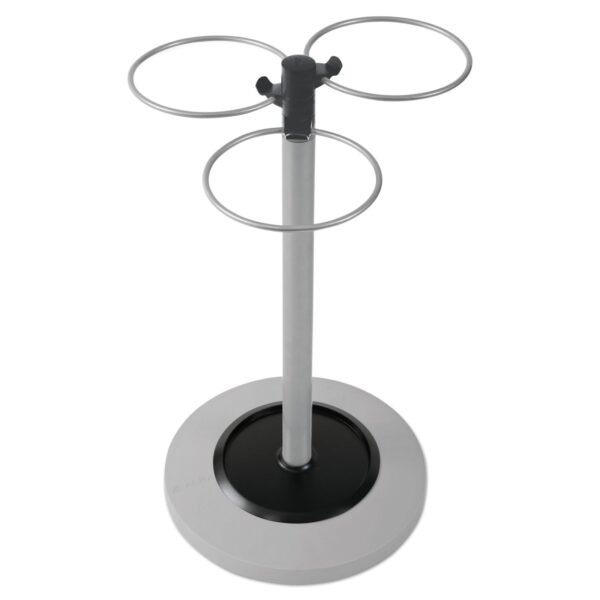 Alba Flower Umbrella Stand, 13.75w x 13.75d x 25.5h, Black/Silver (PMFLOWERN)