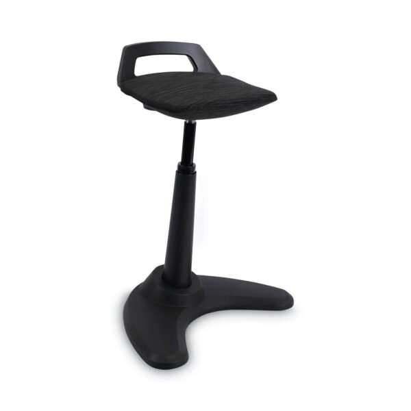 Alera AdaptivErgo Sit to Stand Perch Stool, Supports Up to 250 lb, Black (ALEAE35PSBK)
