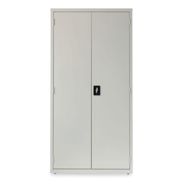 Alera Economy Assembled Storage Cabinets, 5 Shelves, 36" x 18" x 72", Light Gray (ALEHCM7218LG)