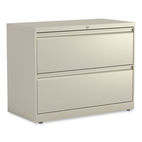 Alera Lateral File, 2 Legal/Letter-Size File Drawers, Putty, 36" x 18.63" x 28" (ALEHLF3629PY)