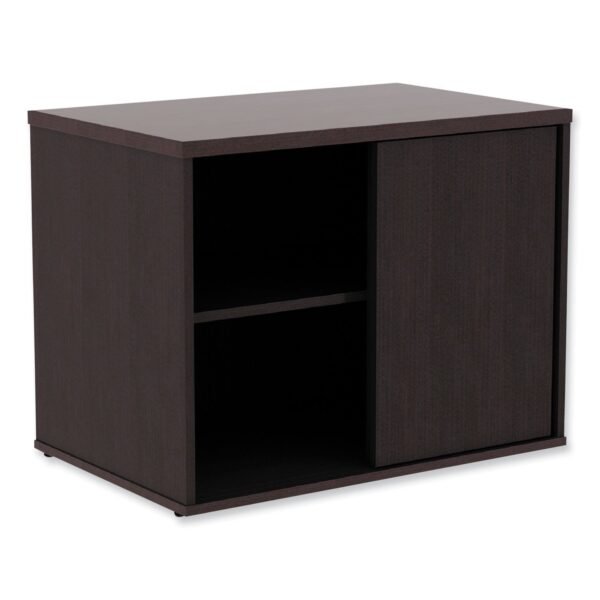 Alera Open Office Low Storage Cab Cred, 29.5w x 19.13d x 22.78h, Espresso (ALELS593020ES)