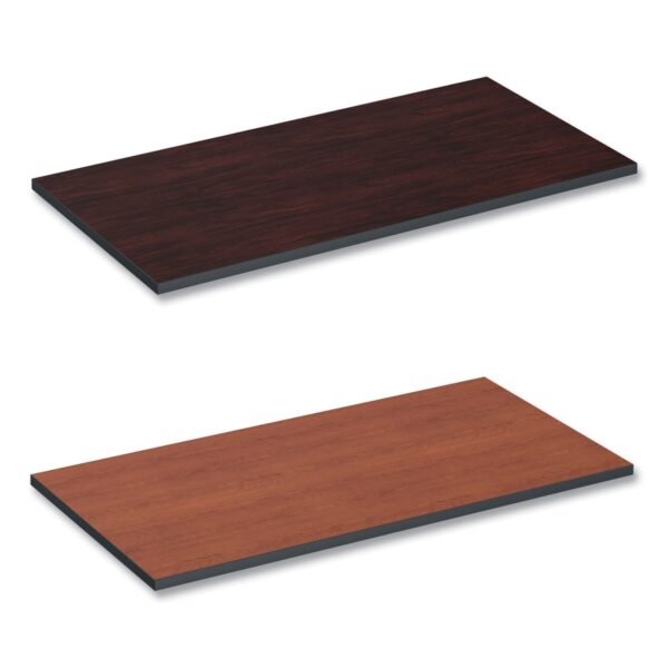 Alera Reversible Laminate Table Top, Rectangular, 47.63 x 23.63, Medium Cherry/Mahogany (ALETT4824CM)