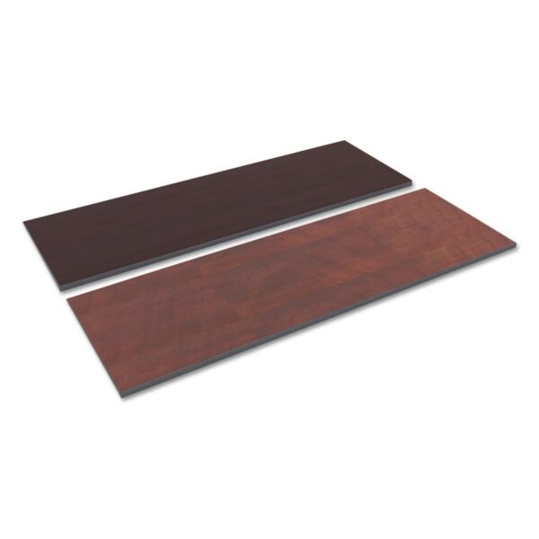 Alera Reversible Laminate Table Top, Rectangular, 71.5w x 23.63,Medium Cherry/Mahogany (ALETT7224CM)