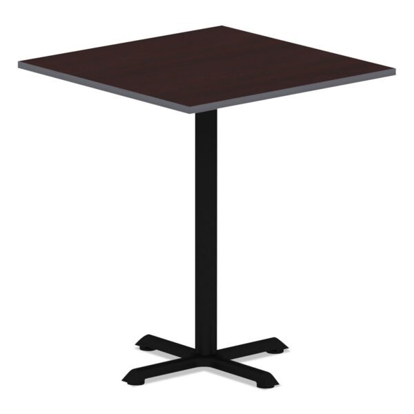 Alera Reversible Laminate Table Top, Square, 35.38w x 35.38d, Medium Cherry/Mahogany (ALETTSQ36CM)