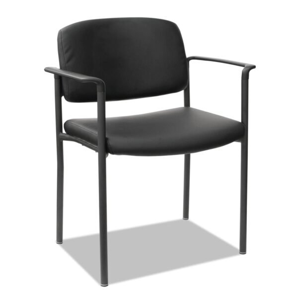 Alera Sorrento Series Ultra-Cushioned Stacking Guest Chair, 25.59" x 24.01" x 33.85", Black, 2/Carton (ALEUT6816)