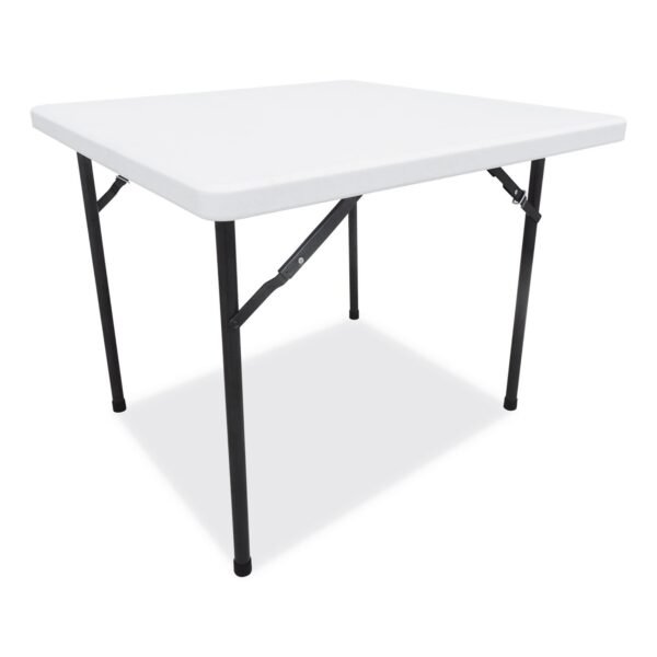 Alera Square Plastic Folding Table, 36w x 36d x 29.25h, White (ALEPT36SW)
