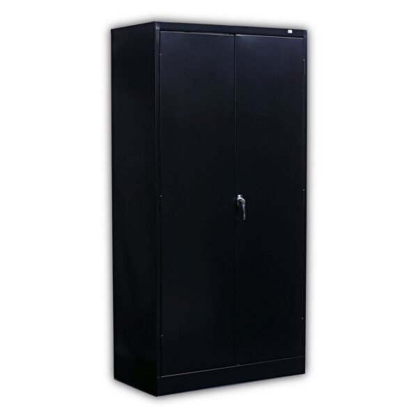 Alera Standard Assembled Storage Cabinet, 36w x 18d x 72h, Black (ALECME7218BK)