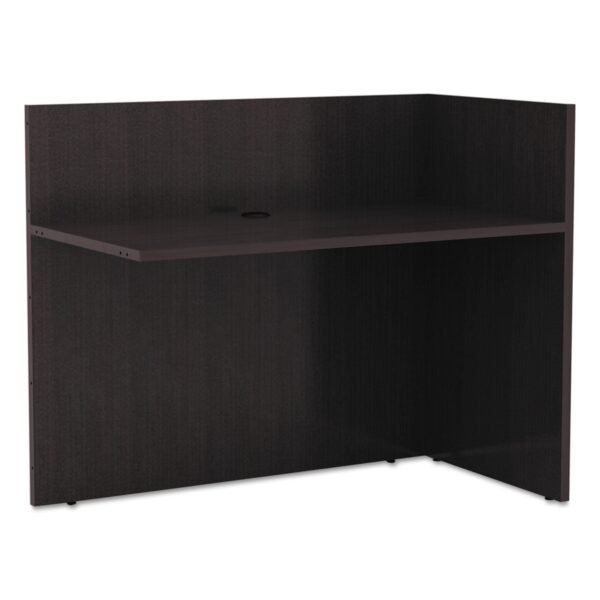 Alera Valencia Reversible Reception Return, 44.13w x 23.63d x 41.5h, Espresso (ALEVA324424ES)