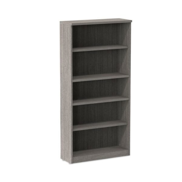 Alera Valencia Series Bookcase, Five-Shelf, 31.75w x 14d x 64.75h, Gray (ALEVA636632GY)