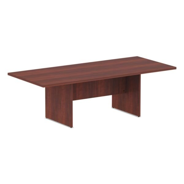 Alera Valencia Series Conference Table, Rectangular, 94.5w x 41.38d x 29.5h, Medium Cherry (ALEVA719642MC)