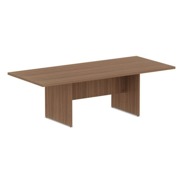 Alera Valencia Series Conference Table, Rectangular, 94.5w x 41.38d x 29.5h, Modern Walnut (ALEVA719642WA)