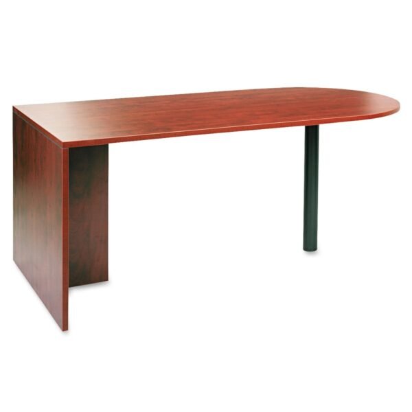 Alera Valencia Series D-Top Desk, 71" x 35.5" x 29.63", Medium Cherry (ALEVA277236MC)