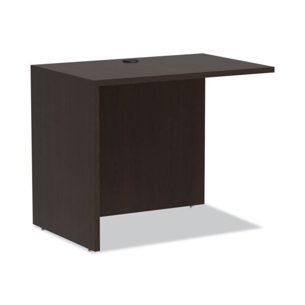 Alera Valencia Series Reversible Return/Bridge Shell, 35w x 23.63d x 29.5h, Espresso (ALEVA353624ES)