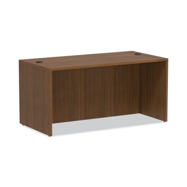 Alera Valencia Series Straight Front Desk Shell, 59.13" x 29.5" x 29.63", Modern Walnut (ALEVA216030WA)