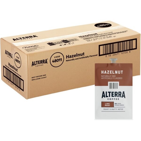 Alterra Freshpack Hazelnut Coffee Compatible with Flavia Aroma, Flavia Barista, FLAVIA Creation 600, Flavia Creation 500, Flavia Creation 200, Flavia Creation 150, Flavia...