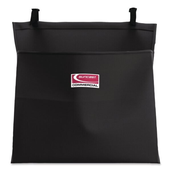Amenity Bag for Suncast Commercial Full-Size and Compact-Size Housekeeping Carts, 2 gal, 19.5" x 1.51" x 21.36", Black (HKCBAG01D)